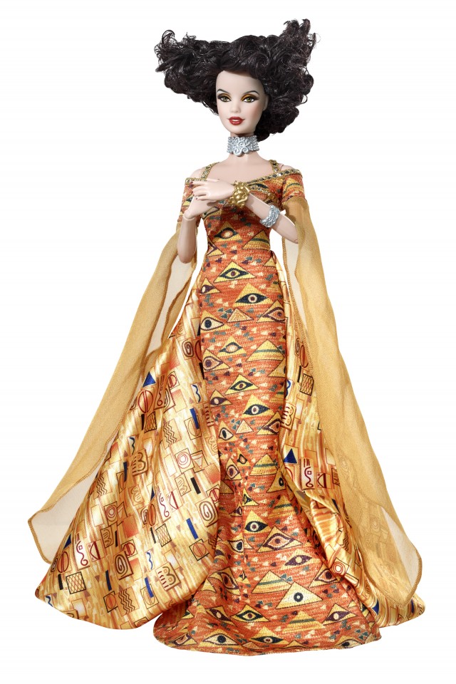 Inspired by Gustav Klimt Barbie
